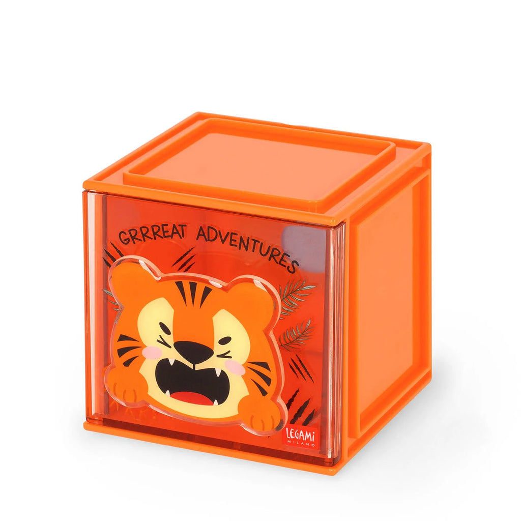 Legami Stackable desk storage box - Cutie Cube - Daisy Park