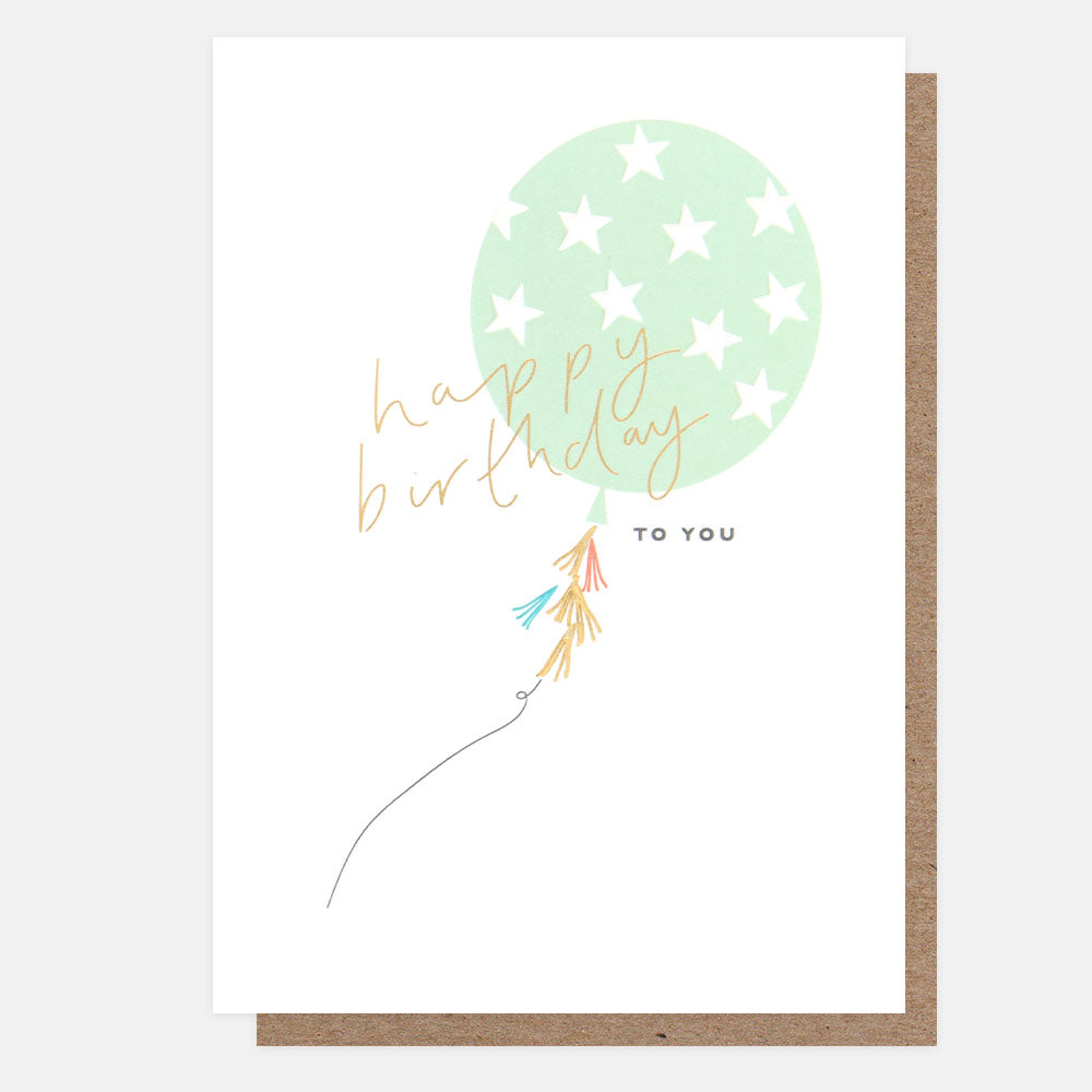 Giant balloon new baby boy card - Daisy Park