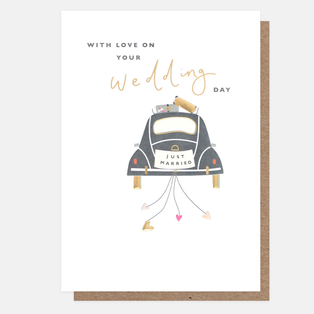 With love on your wedding day card - Daisy Park