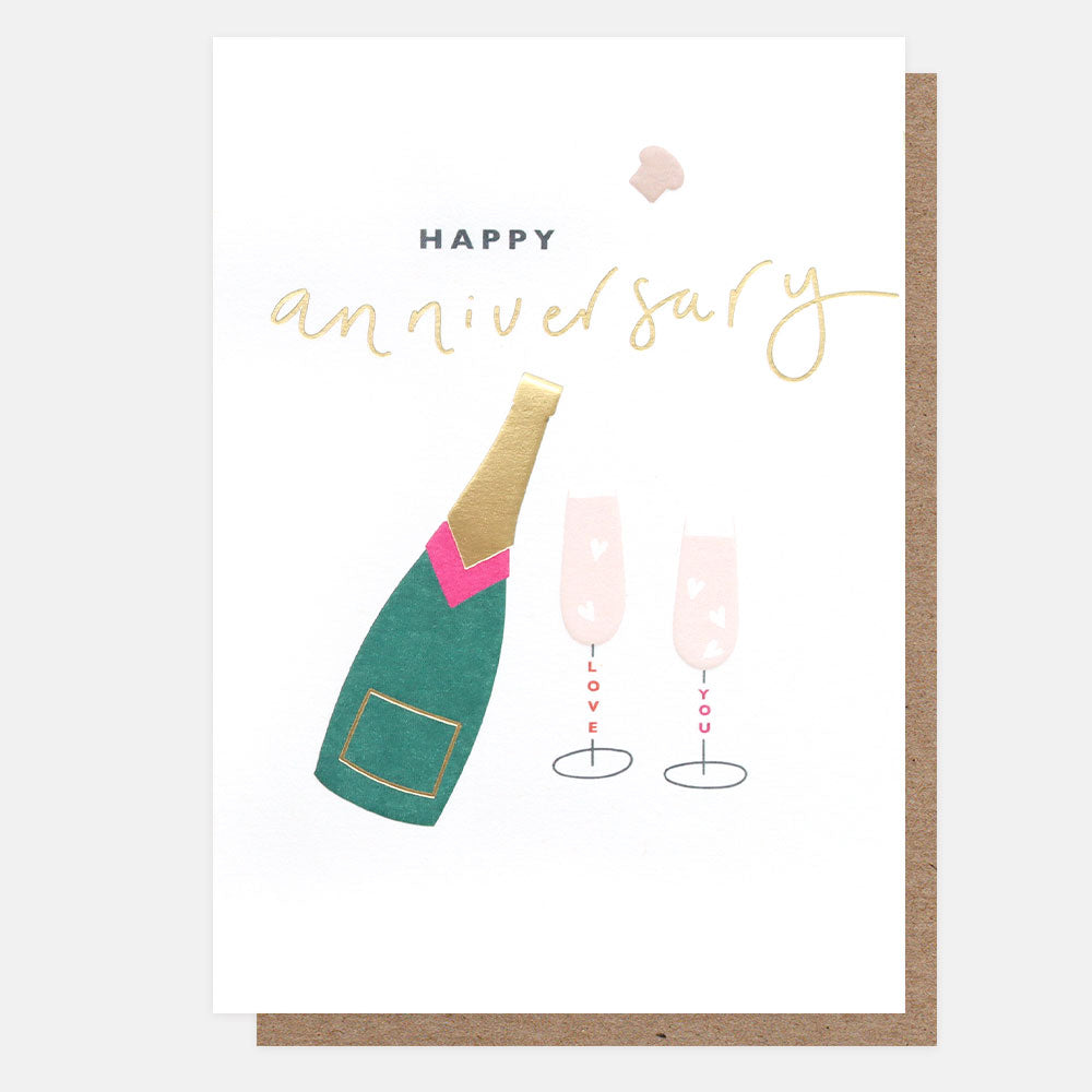 Happy anniversary celebration card - Daisy Park