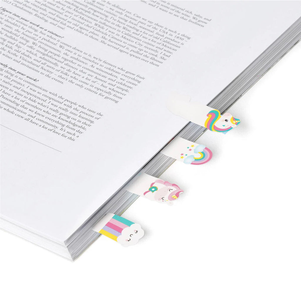 Legami Unicorn adhesive pagemarkers - Daisy Park