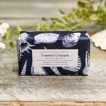 Toasted Crumpet Samphire and cedar wood soap - Daisy Park