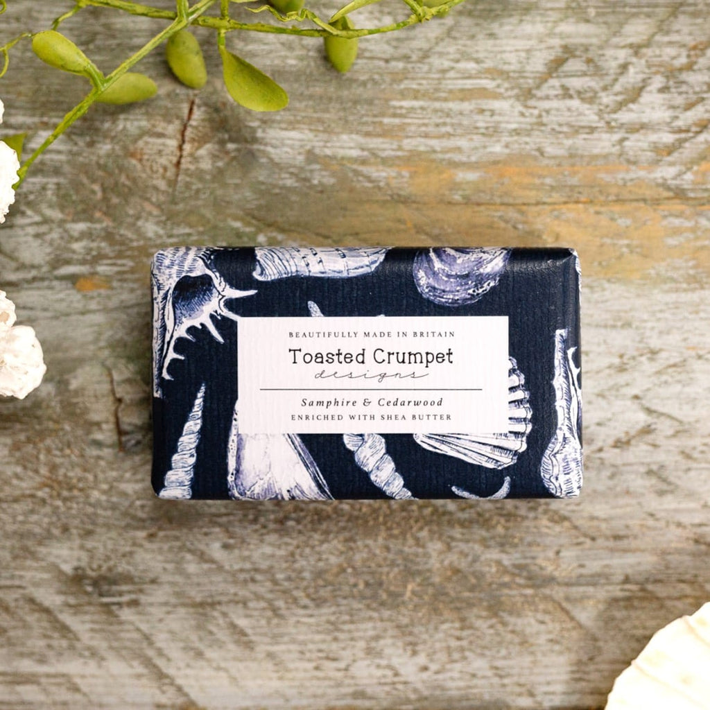 Toasted Crumpet Samphire and cedar wood soap - Daisy Park