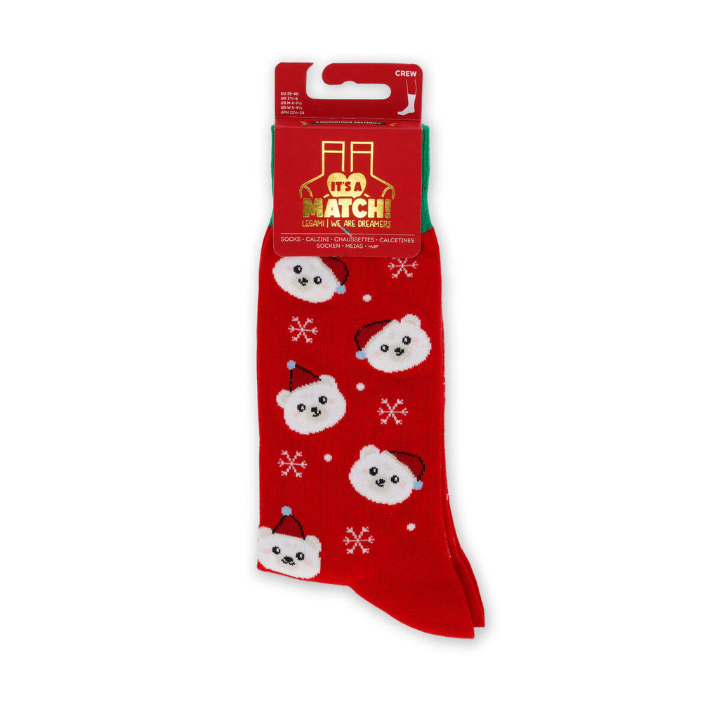 Christmas Kids Polar bear socks - Daisy Park