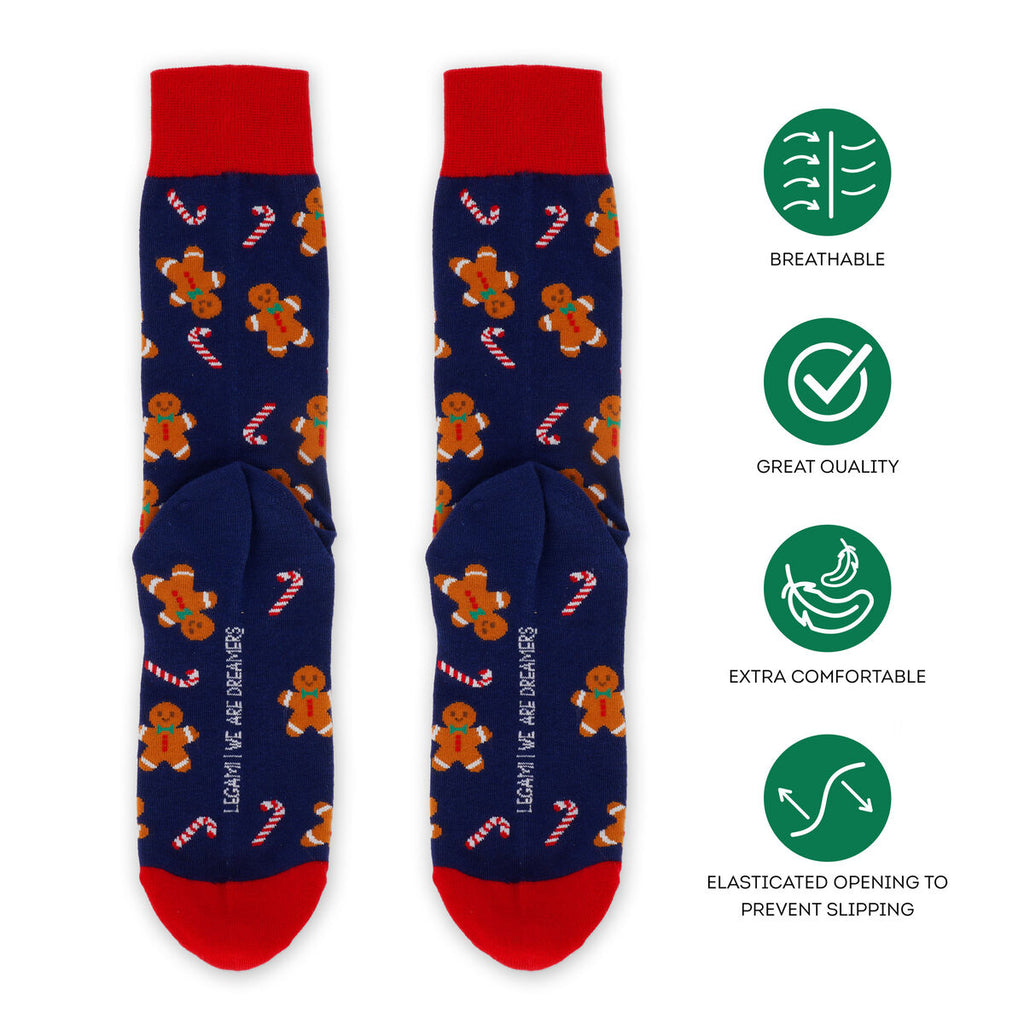 Christmas Kids gingerbread socks - Daisy Park