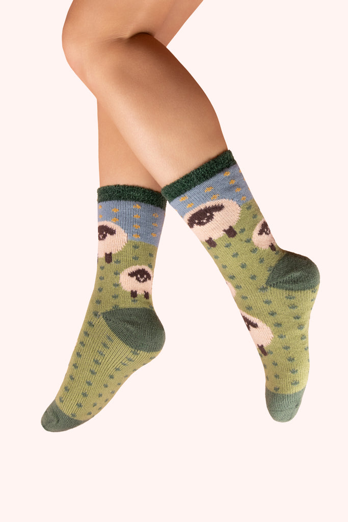 Cosy Sheep cosy socks - Daisy Park