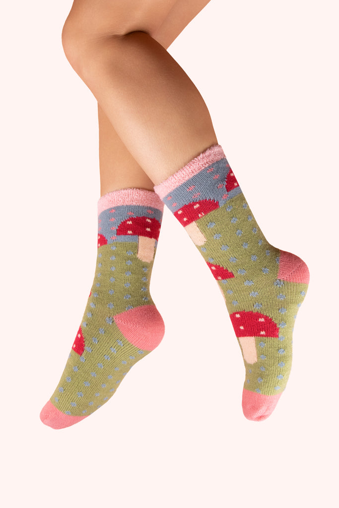 Cosy Toadstool cosy socks - Daisy Park