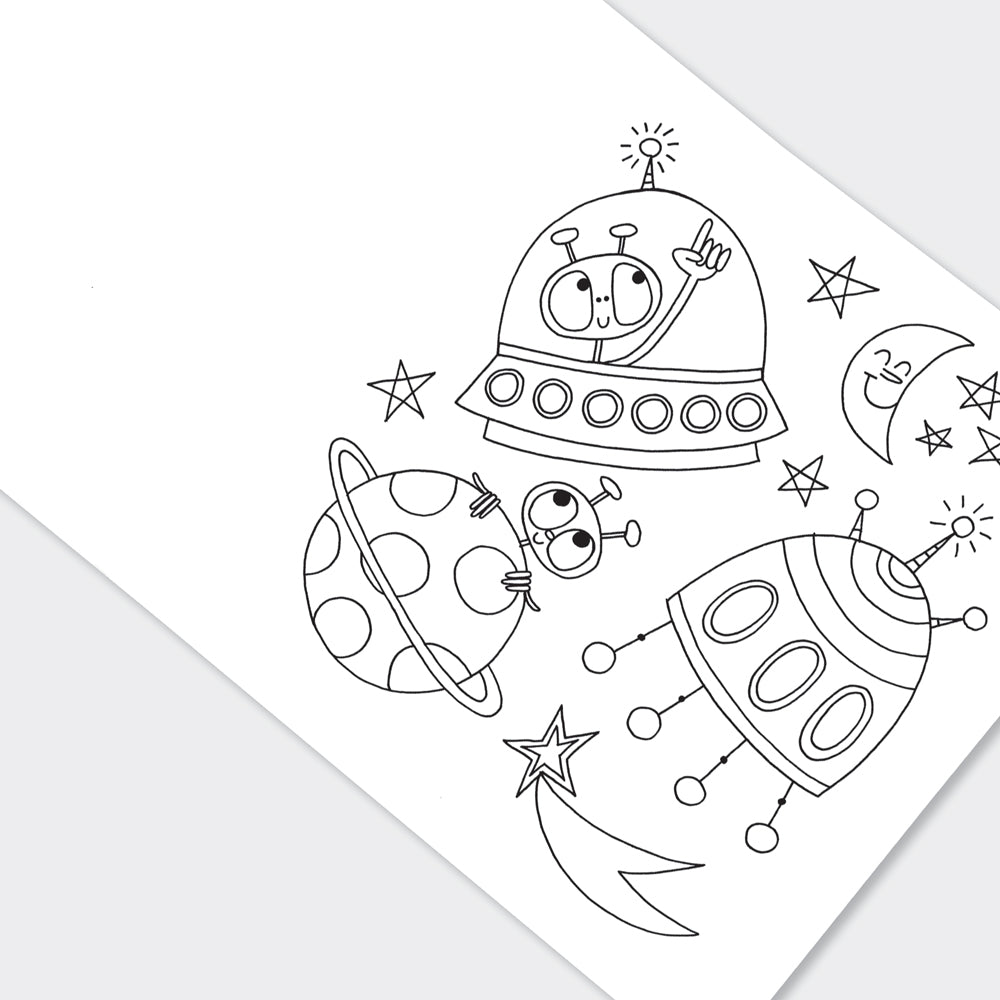 To the moon colouring book - Daisy Park