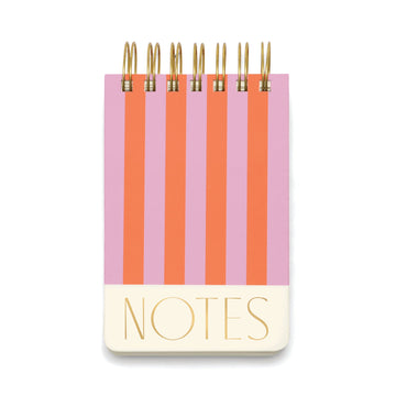 Twin wire notepad - Stripes - Daisy Park