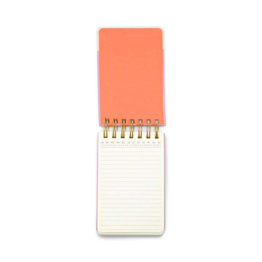 Twin wire notepad - Stripes - Daisy Park
