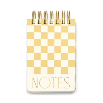 Twin wire notepad - Checks - Daisy Park