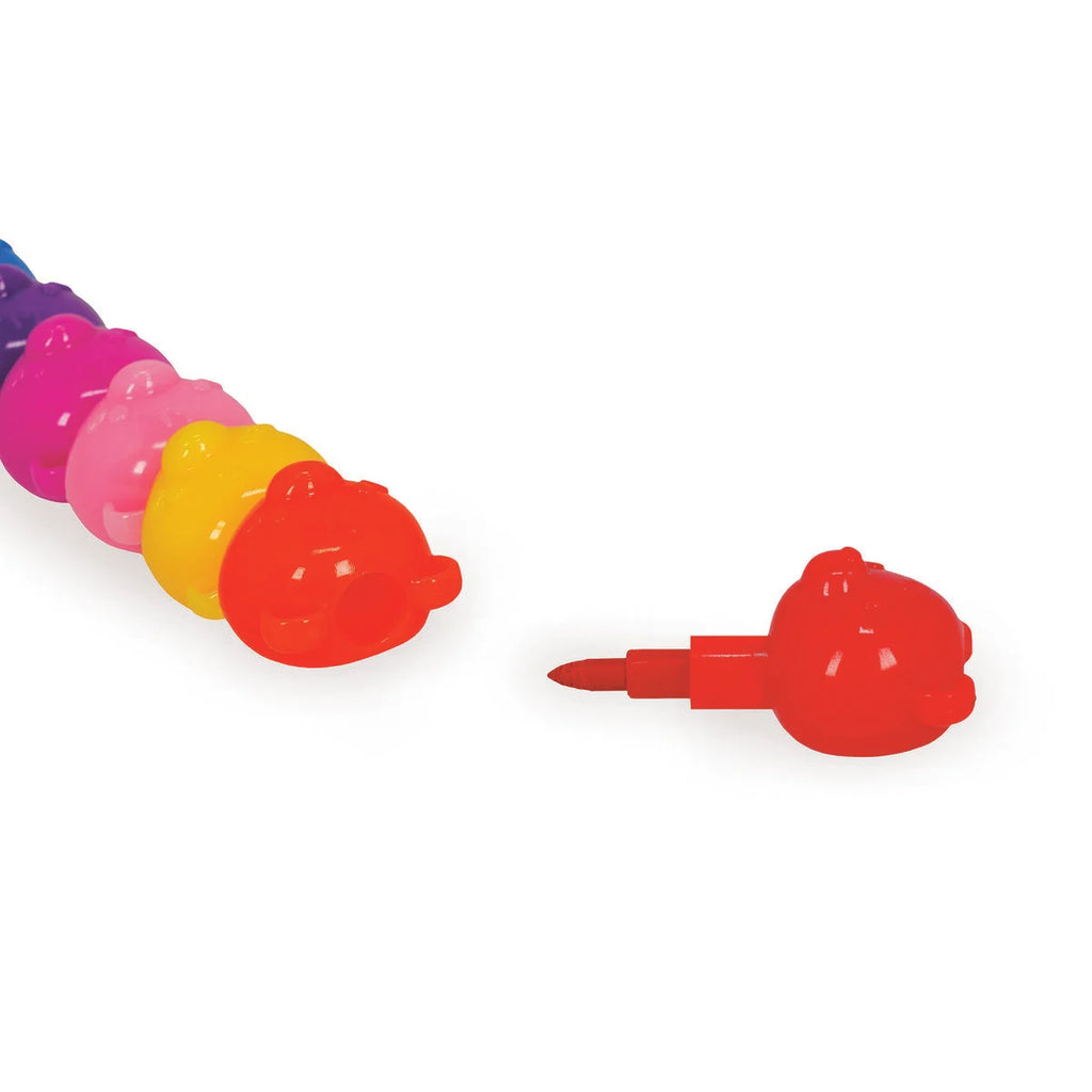 Legami 12 stackble Teddy crayons - Daisy Park