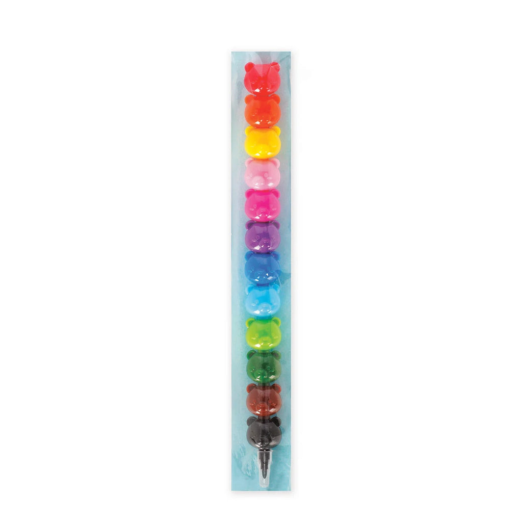 Legami 12 stackble Teddy crayons - Daisy Park