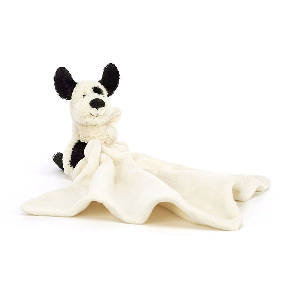 Jellycat Bashful Black & Cream Puppy soother - Daisy Park