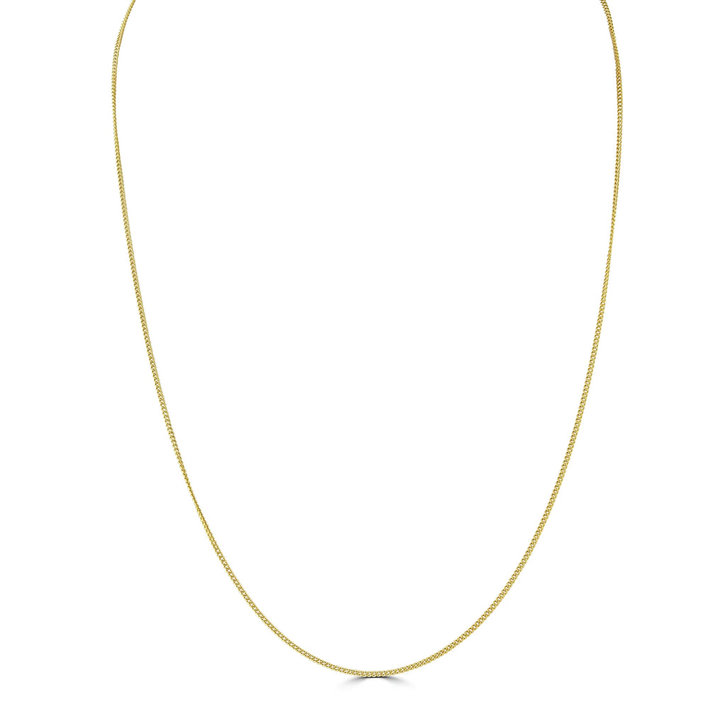 Gold curb necklace - Daisy Park