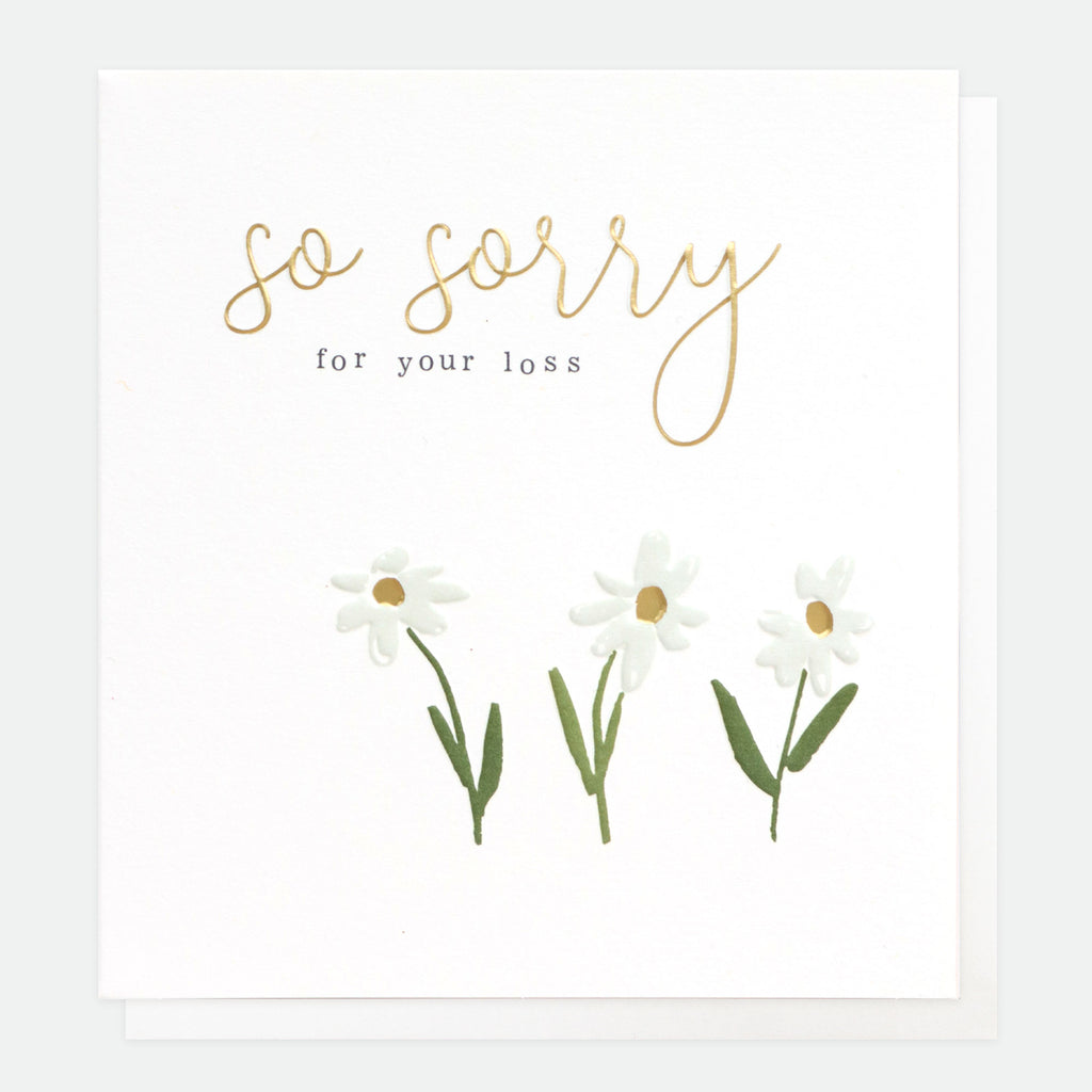So sorry for your loss card - Daisy Park