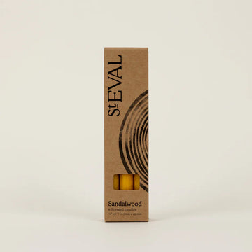 St Eval Sandalwood mini fragranced candles - Daisy Park