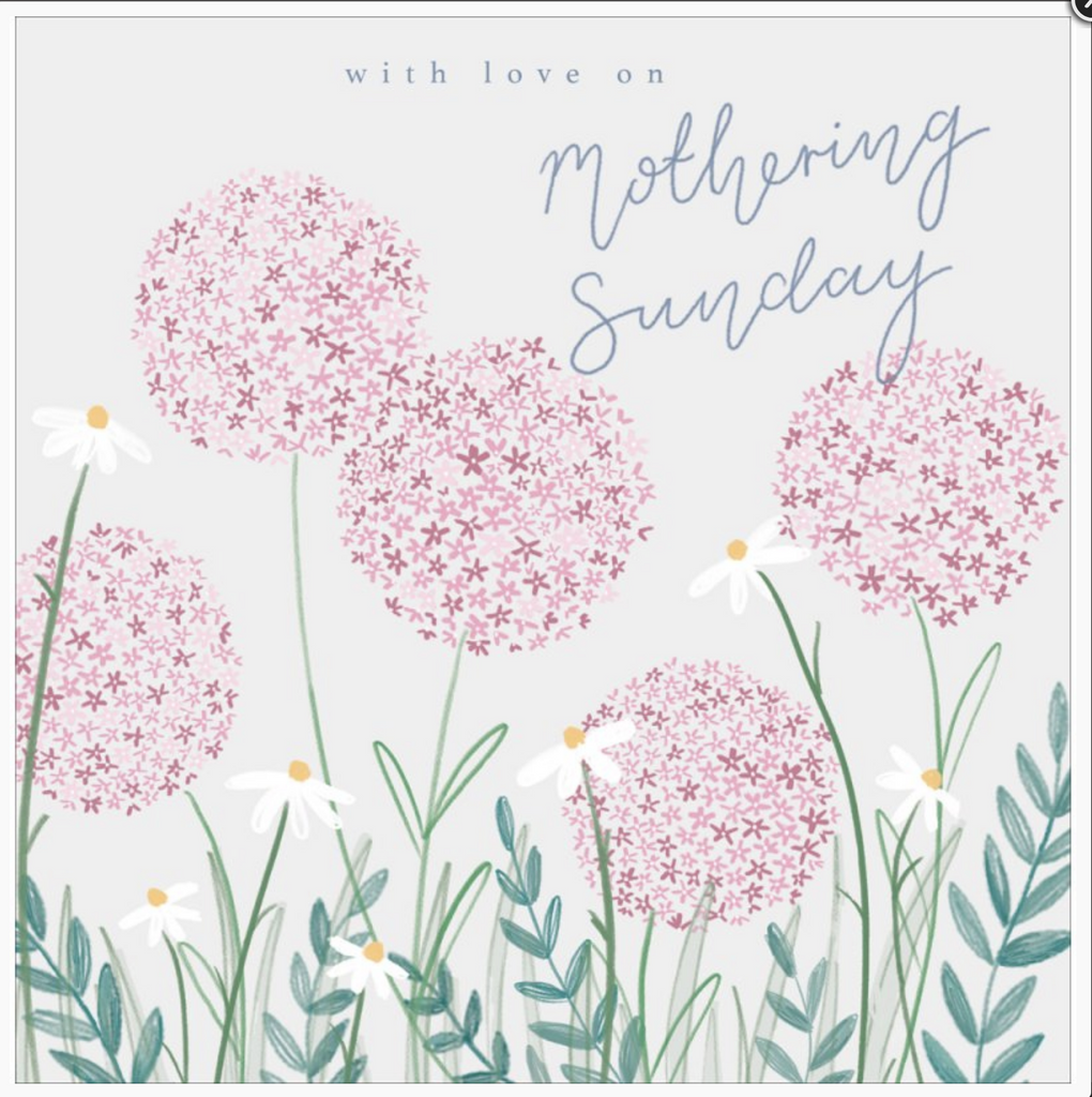 Alliums Mothering Sunday Card - Daisy Park