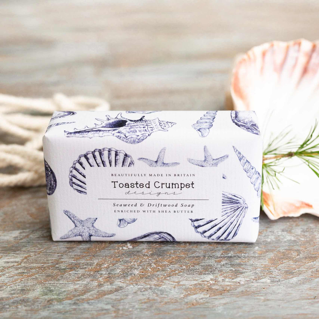 Toasted Crumpet Seaweed & Driftwood soap - Daisy Park