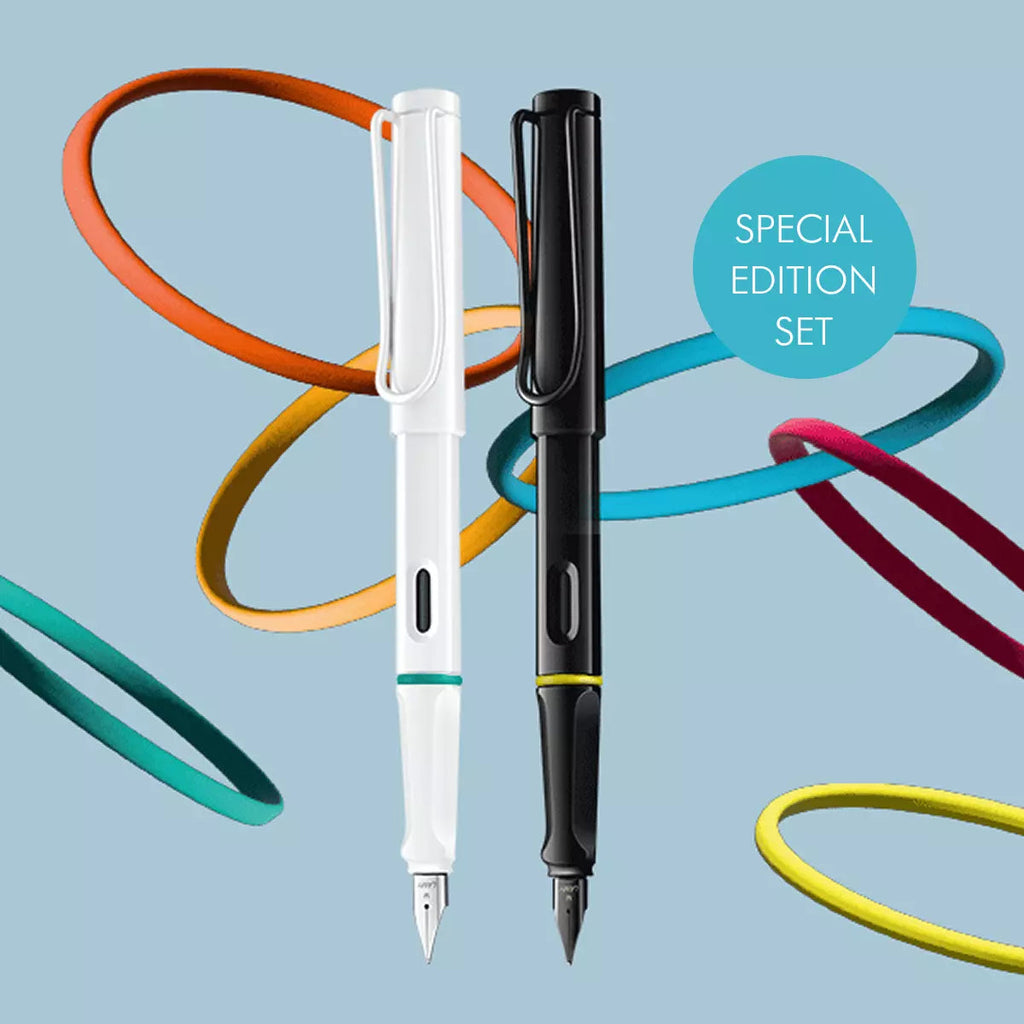 Lamy Safari multicolour fountain pen set - Special Edition - Daisy Park
