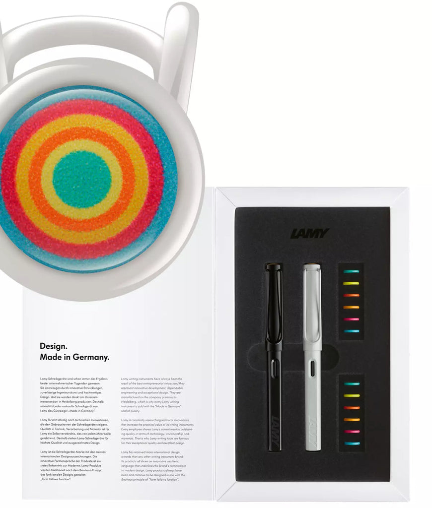 Lamy Safari multicolour fountain pen set - Special Edition - Daisy Park