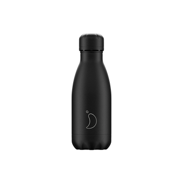 Chilly's 260ml all black insulated bottle - Daisy Park
