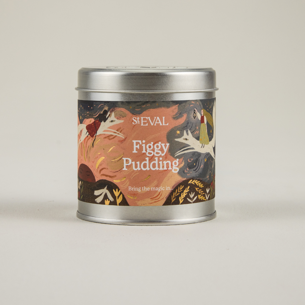 St Eval Figgy Pudding tin candle - Daisy Park