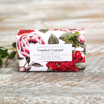 Toasted Crumpet Sweet Rose & Peony soap - Daisy Park