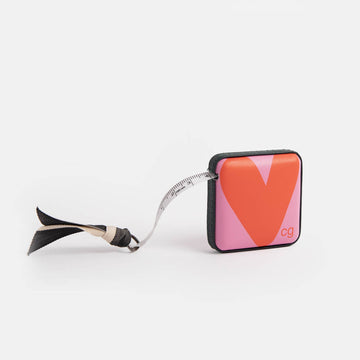 Caroline Gardner Pink heart tape measure - Daisy Park