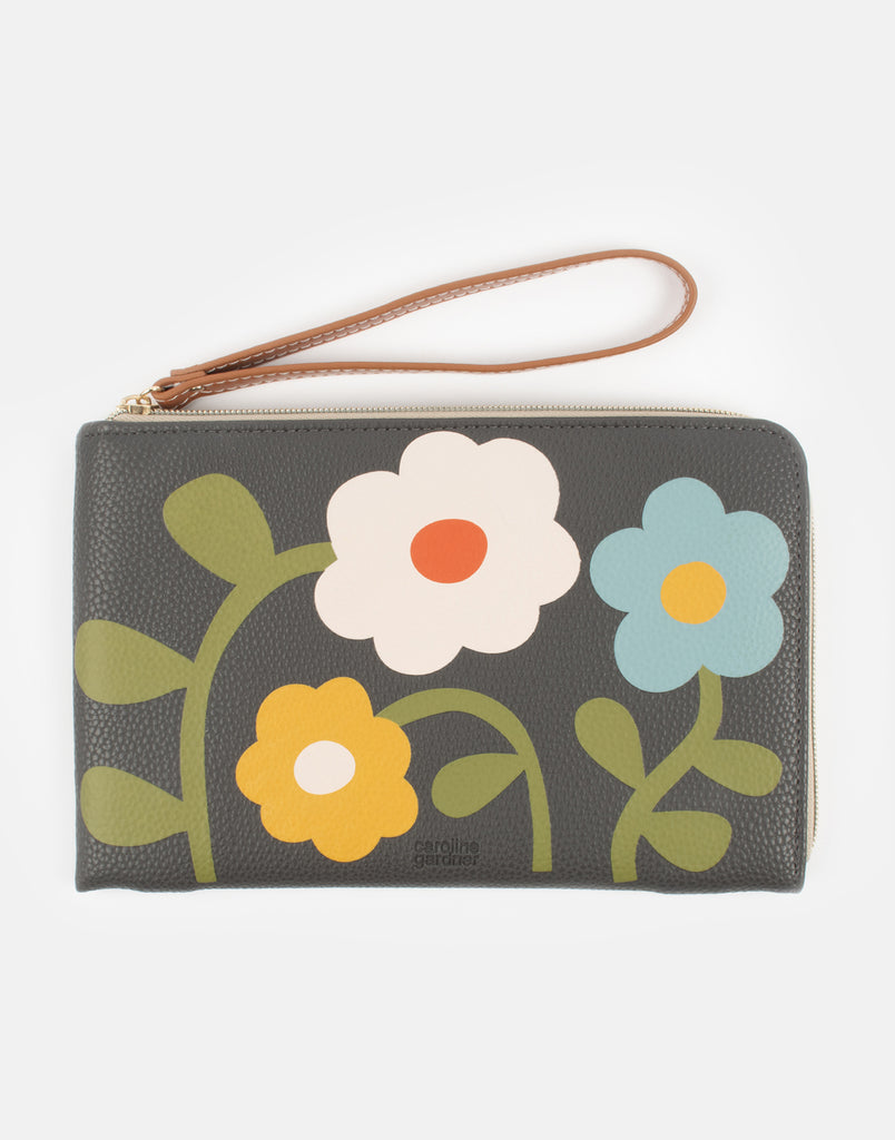 Multi Floral Travel pouch - Daisy Park