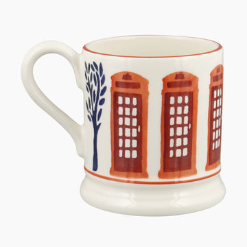 Emma Bridgewater Telephone box 1/2 Pint Mug - Daisy Park