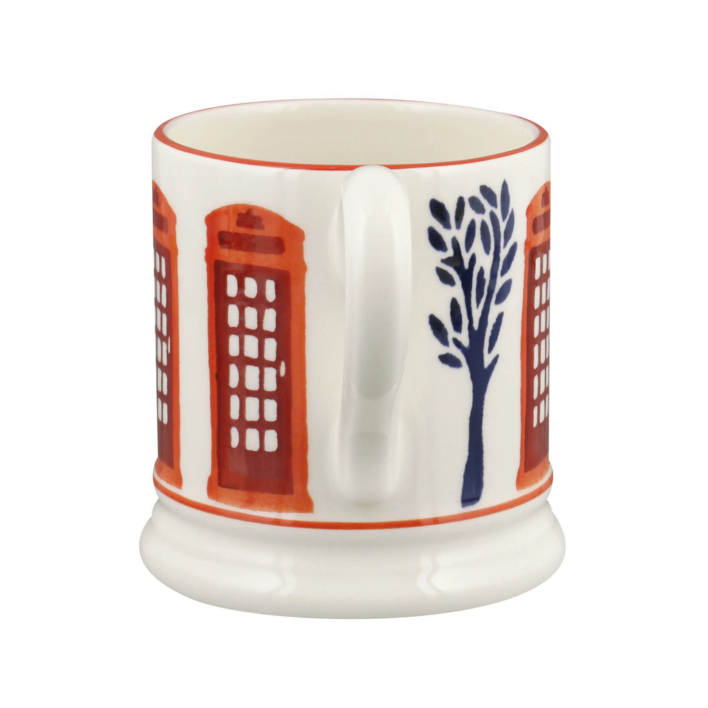 Emma Bridgewater Telephone box 1/2 Pint Mug - Daisy Park