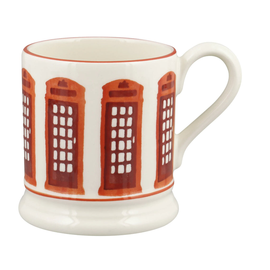 Emma Bridgewater Telephone box 1/2 Pint Mug - Daisy Park