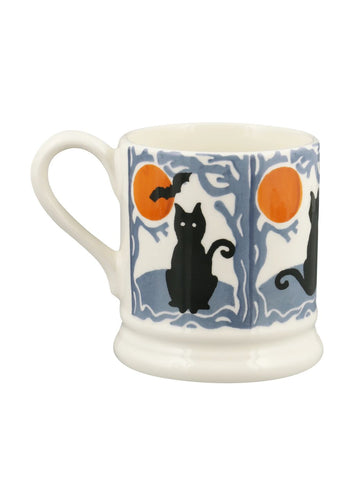 Emma Bridgewater Halloween Black cats 1/2 Pint Mug - Daisy Park