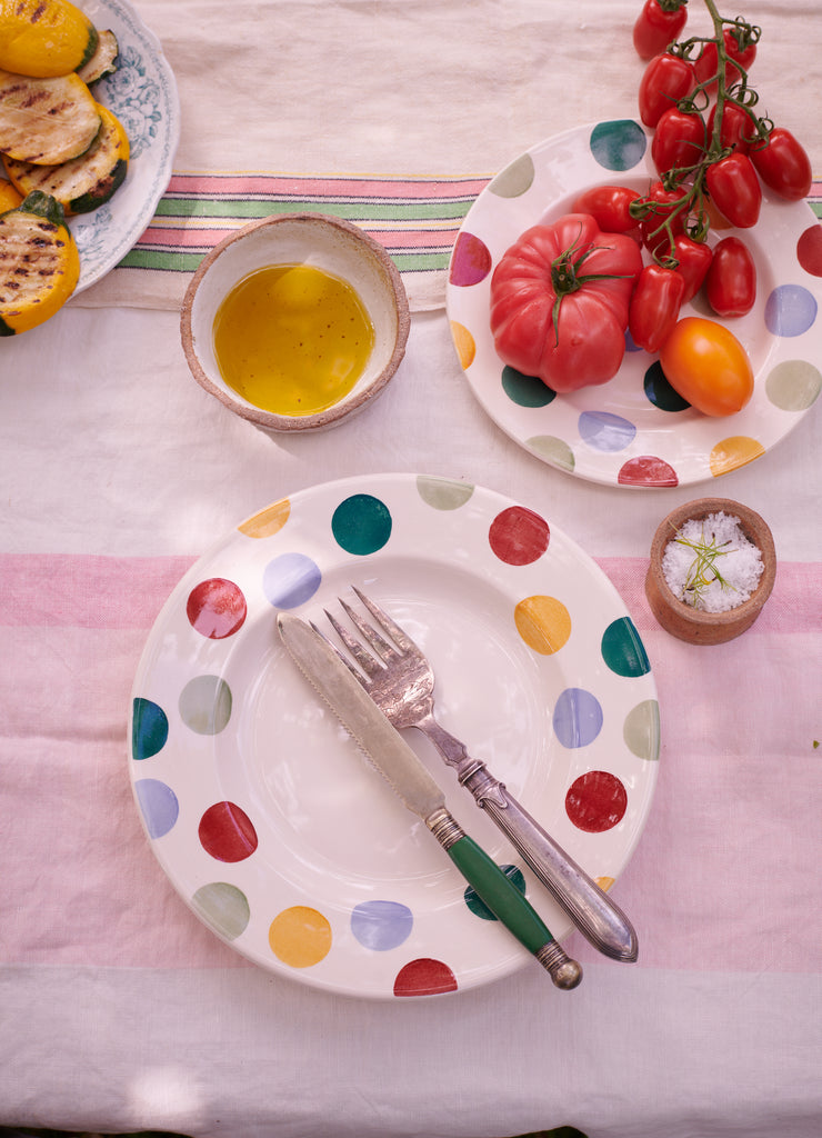 Emma Bridgewater Big Polka dots 10.5" plate - Daisy Park