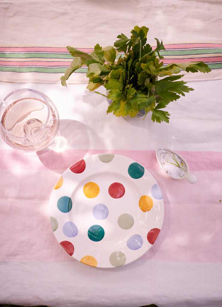 Emma Bridgewater Big Polka dots 8.5" plate - Daisy Park