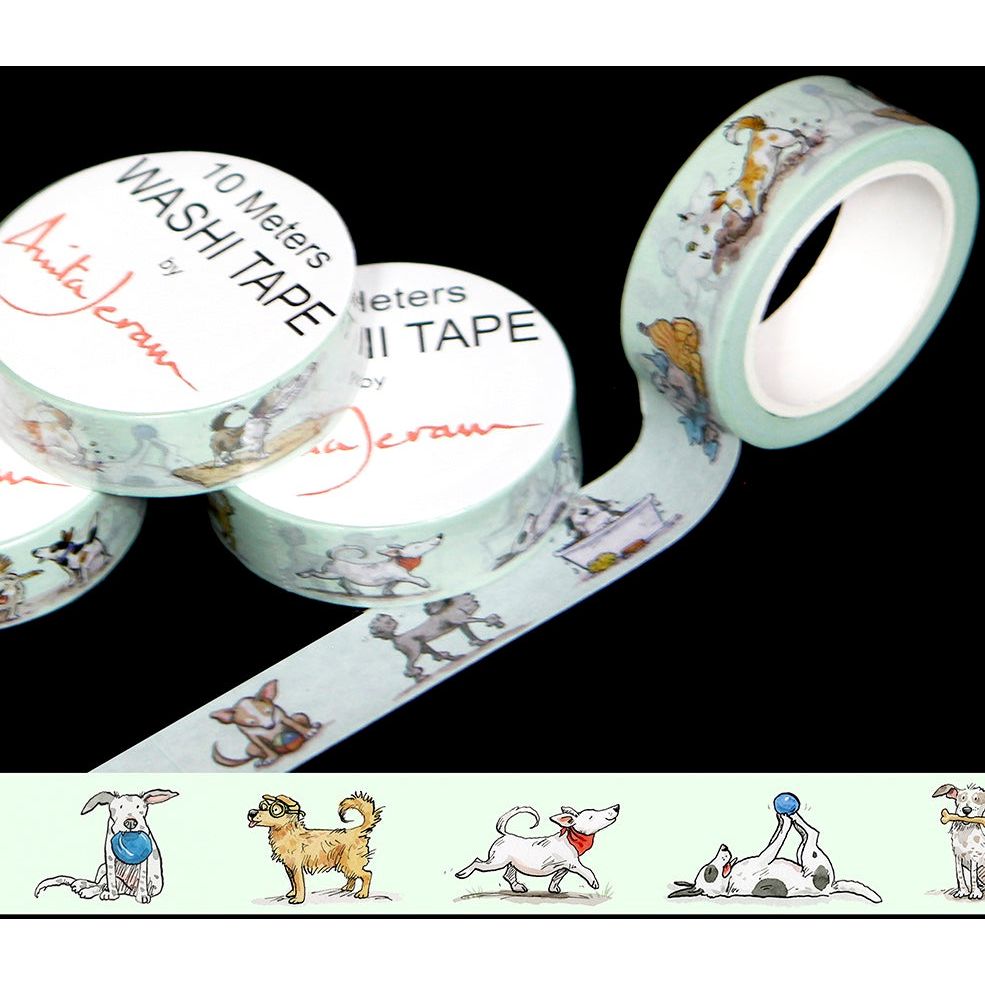 Two bad mice Just Dogs Washi tape - Daisy Park