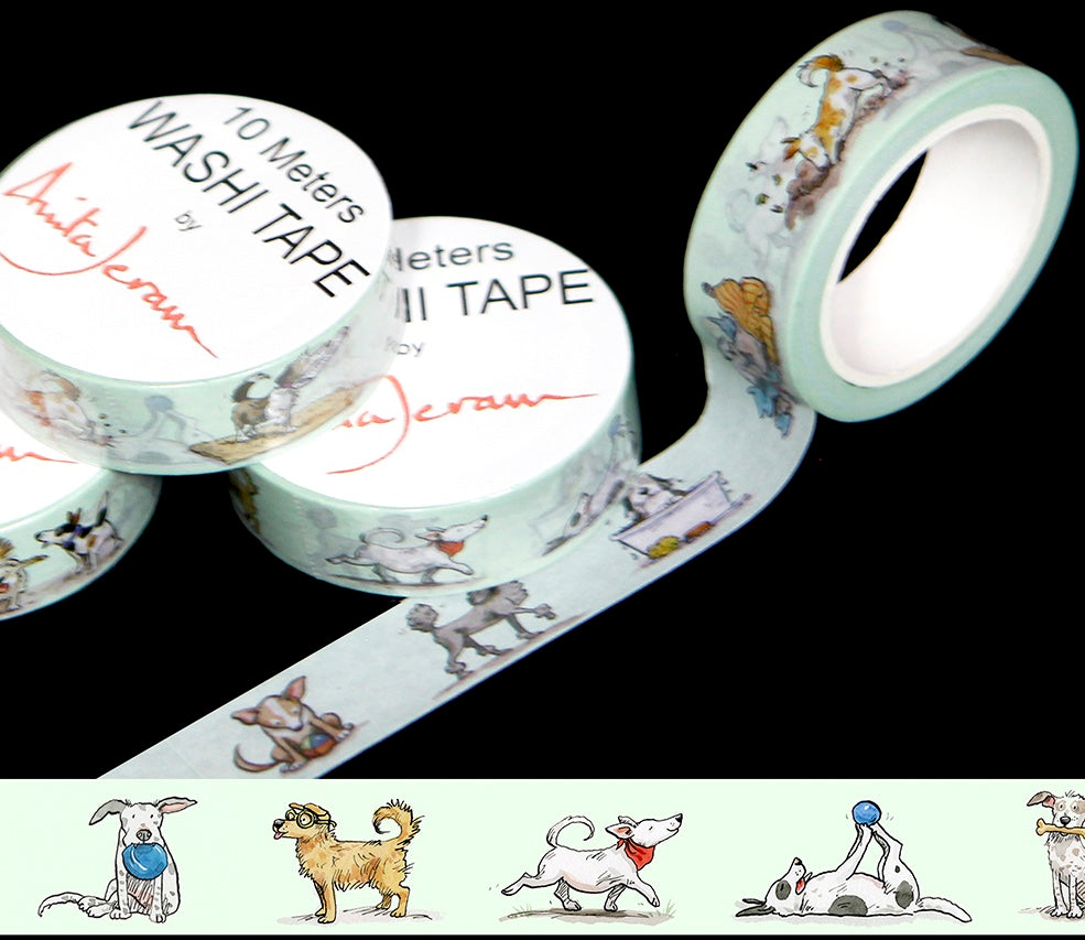 Two bad mice Just Dogs Washi tape - Daisy Park