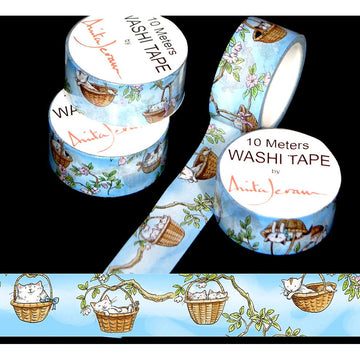 Two bad mice Kittens in baskets Washi tape - Daisy Park