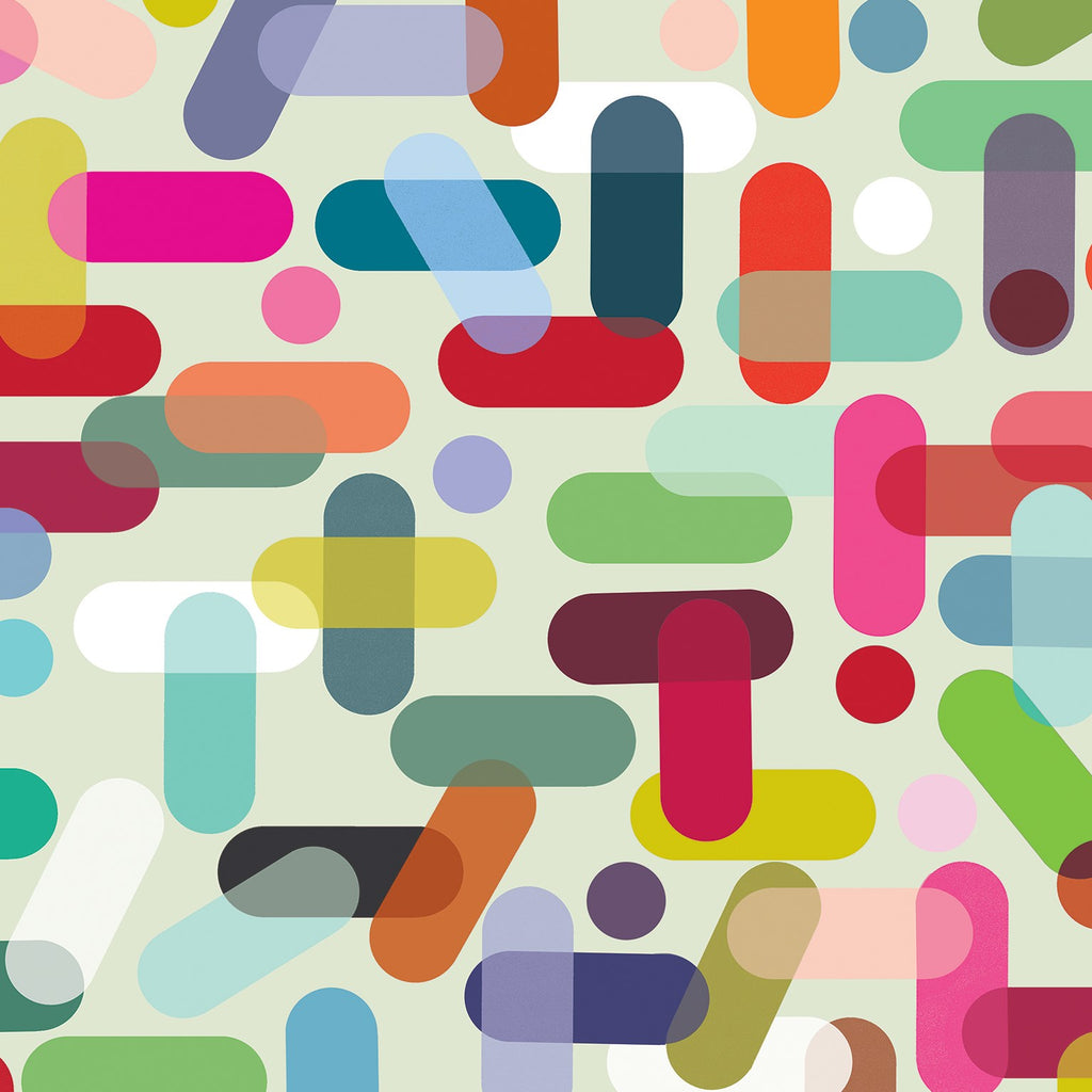 Lozenge wrapping paper - Daisy Park