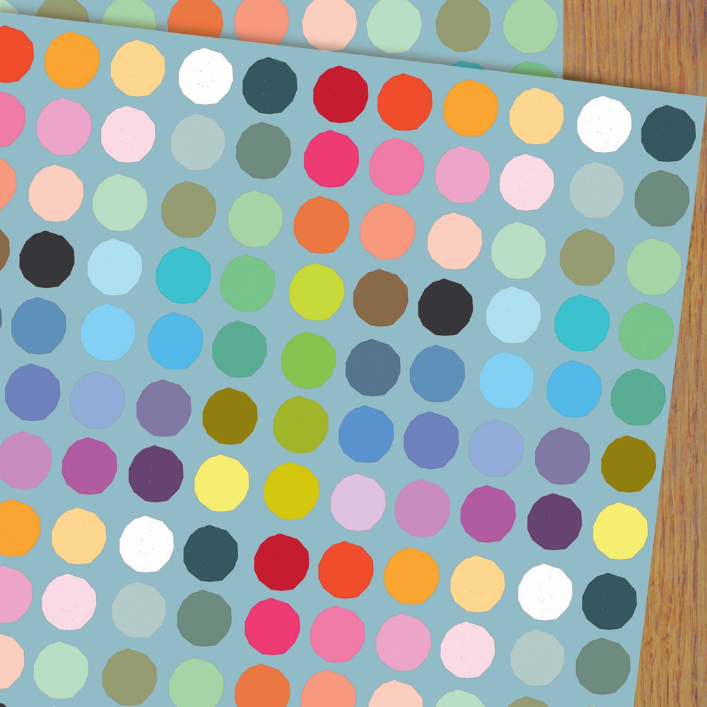 Spots and dots wrapping paper - Daisy Park