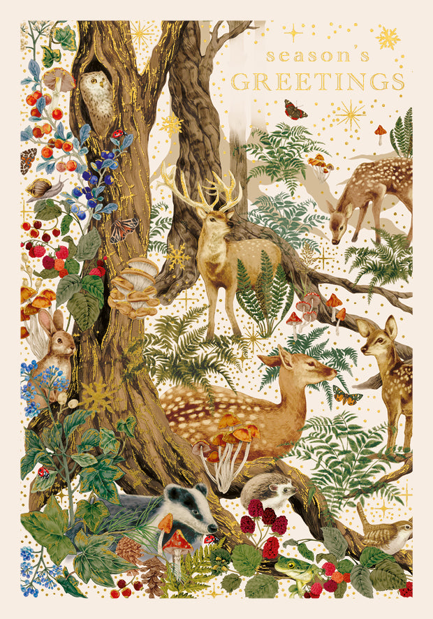 Christmas animals Christmas card - Daisy Park