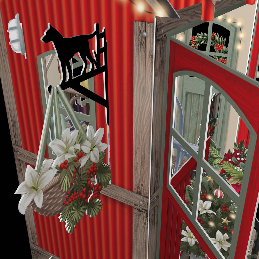 Christmas Hut 3D Christmas card - Daisy Park
