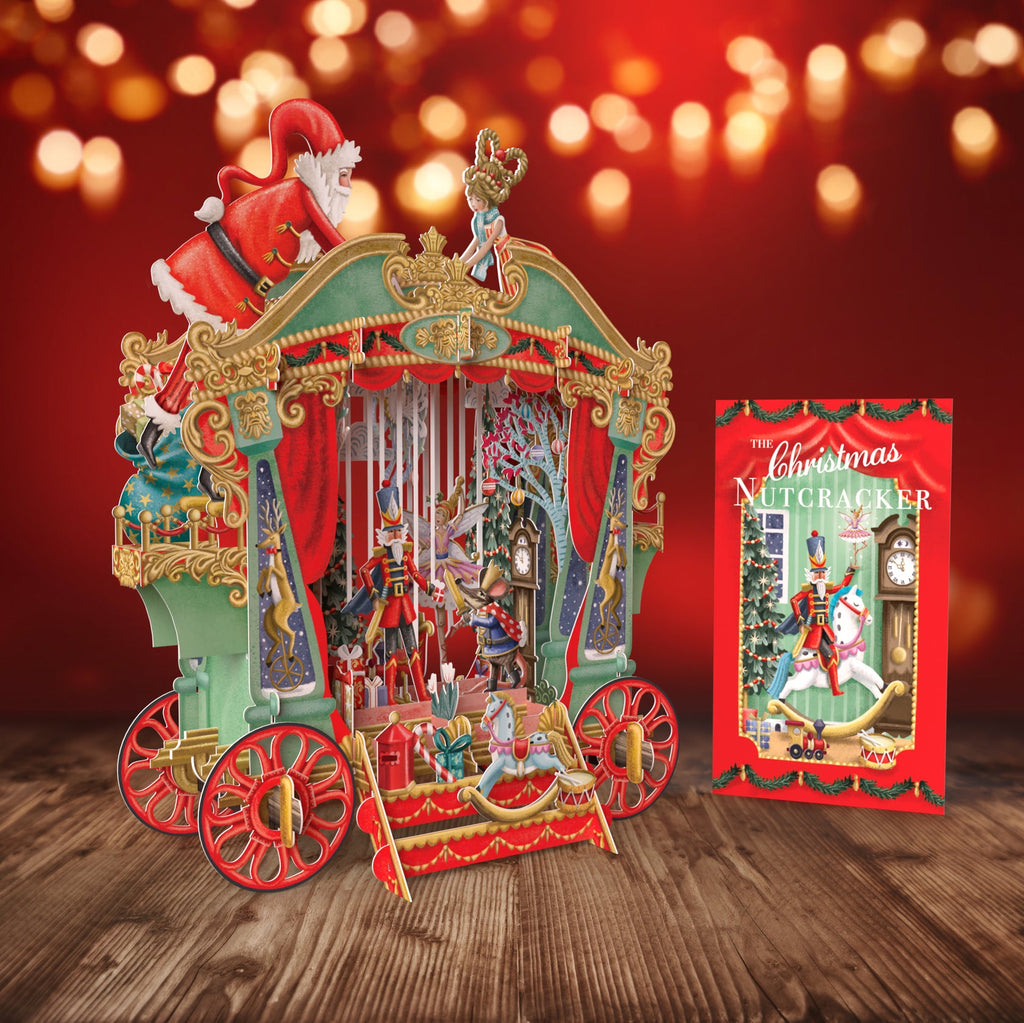 Christmas Puppets 3d Pop up Christmas card - Daisy Park