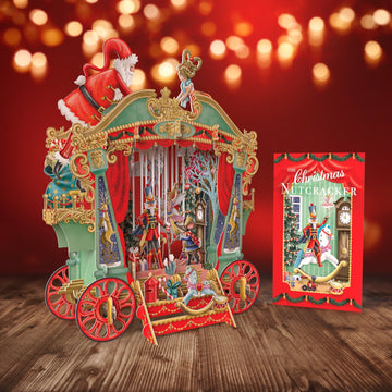 Christmas Puppets 3d Pop up Christmas card - Daisy Park
