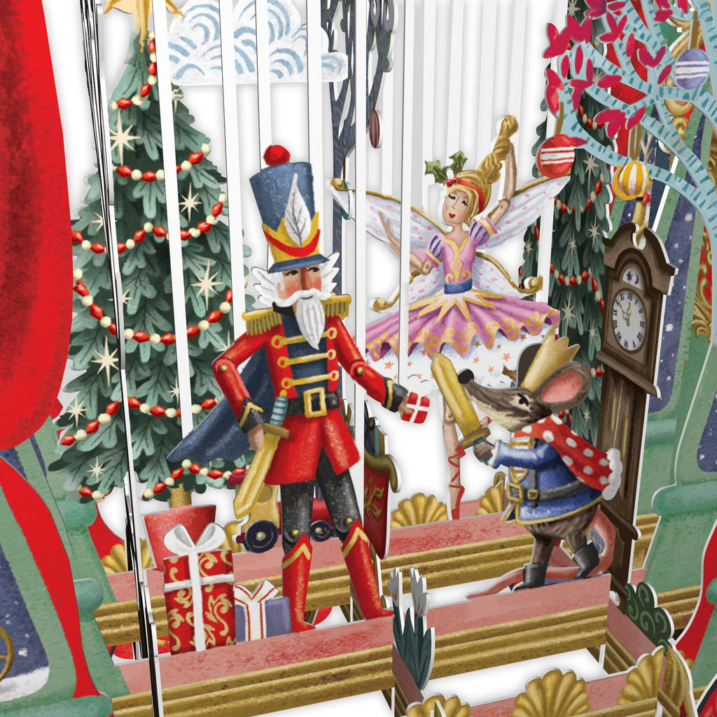 Christmas Puppets 3d Pop up Christmas card - Daisy Park