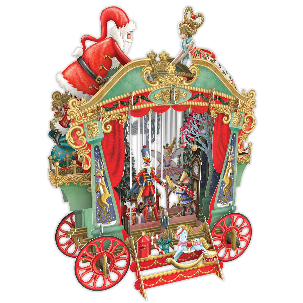 Christmas Puppets 3d Pop up Christmas card - Daisy Park