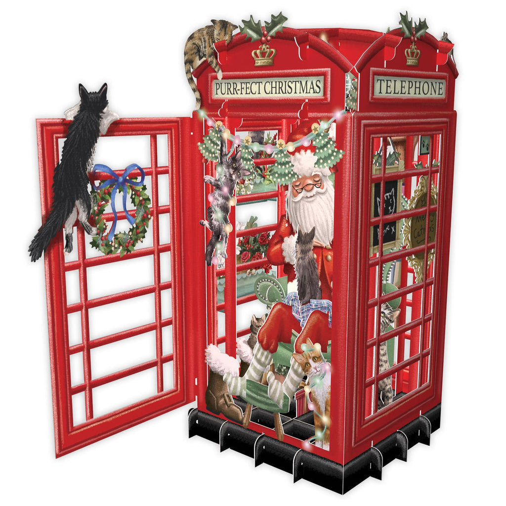 Phone Home 3D Pop up Christmas card - Daisy Park