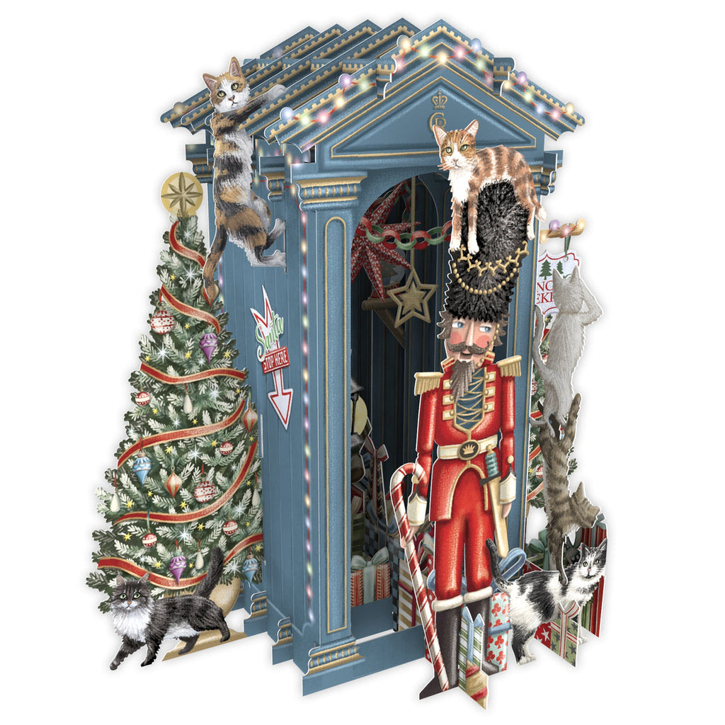 Guard House 3D Pop up Christmas card - Daisy Park