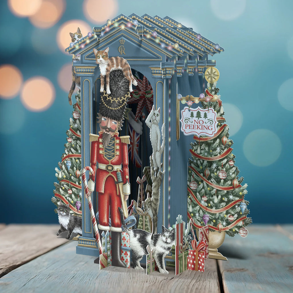 Guard House 3D Pop up Christmas card - Daisy Park